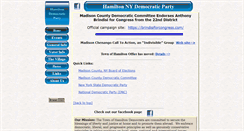 Desktop Screenshot of hamiltondemocrats.org