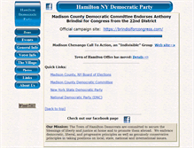 Tablet Screenshot of hamiltondemocrats.org